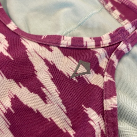 Ivivva by lululemon athletic tank top size youth 10 in purple white mix - Picture 3 of 6